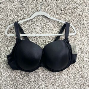 Soma Bra Women’s 44DD Black Stunning Support Smooth Full Coverage NWT